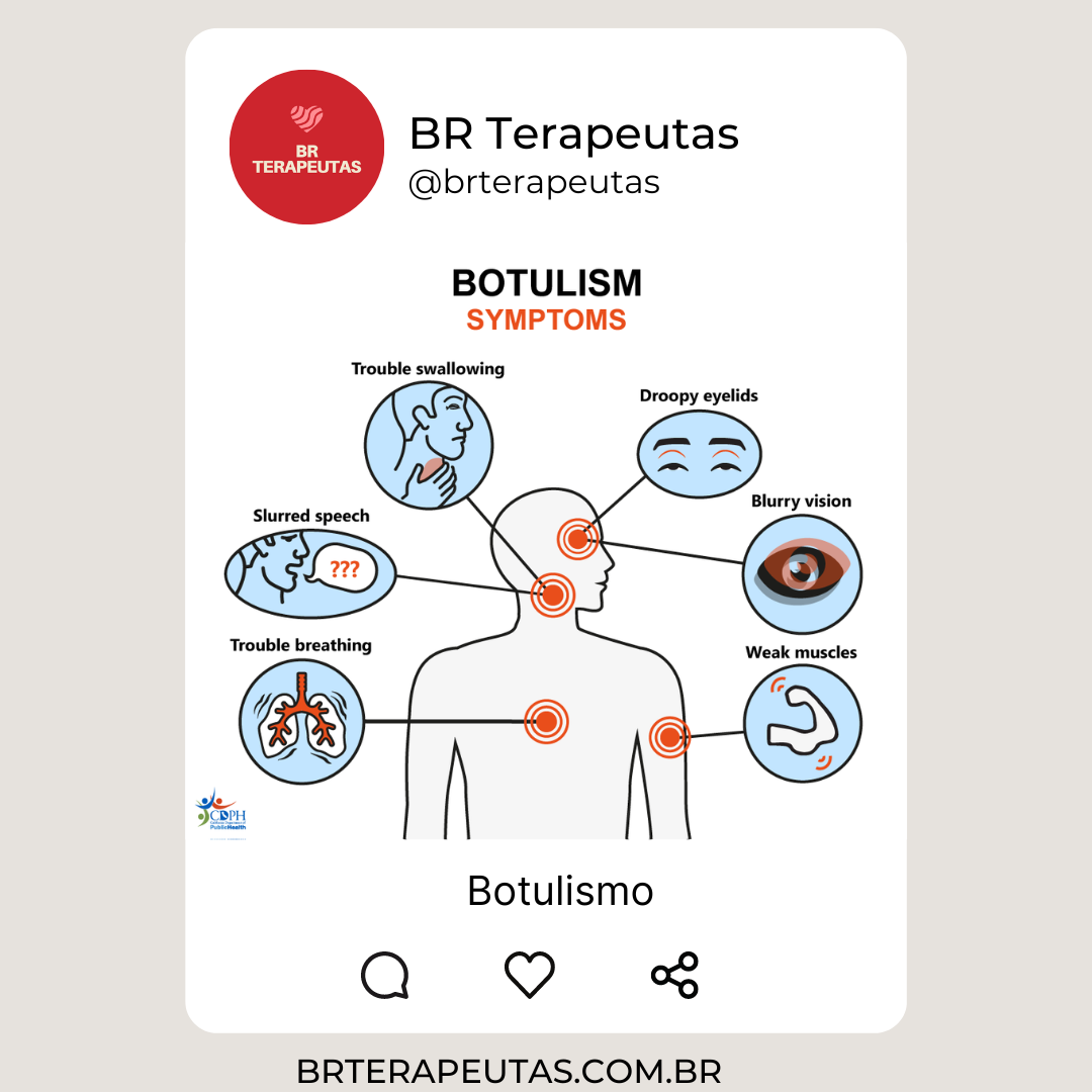 Foto de uma pessoa com botulismo
