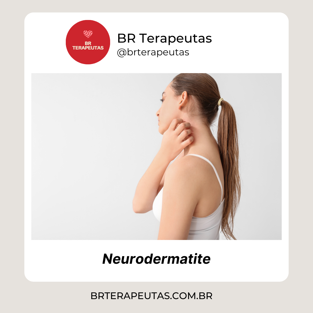 O que é neurodermatite - foto de uma mulher coçando o braço
