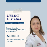 LIDIANE DE FÁTIMA OLIVEIRA: Neuropsicopedagogia em São Paulo que atende Pessoas com Deficiência